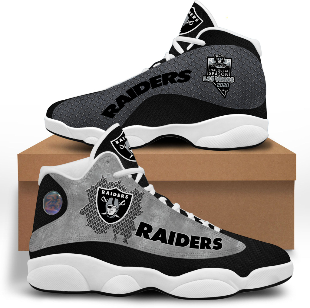Women's Las Vegas Raiders Limited Edition JD13 Sneakers 002